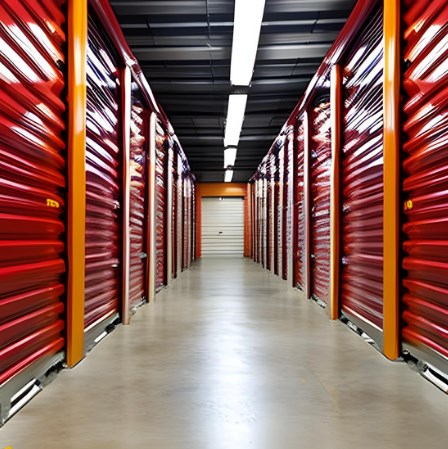 How do storage unit sizes vary and what are the dimensions